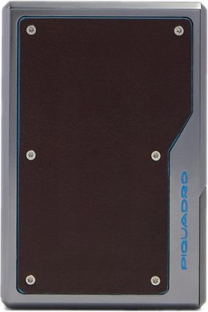 Piquadro RFID-blokkerende Mag Safe Kaarthouder - unisex - Portefeuilles - Bruin - ONE Size - Katoen - Accessoires