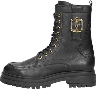 Red-Rag Veterschoenen Hoog - Dames - Veterlaarzen - Zwart - 37 EU - Schoenen