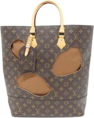 Louis Vuitton Pre-owned Monogram Canvas Tote Bag - Dames - Vintage Shopper - Bruin - ONE Size - Vintage