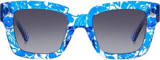 Kate Spade New York Brynne Sunglasses in Blue Pattern Blue at Nordstrom Rack