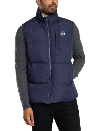 Sergio Tacchini Court Gewatteerd Vest, Blauw