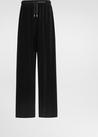 Dolce & Gabbana Chenille Trousers - Woman Pants And Shorts Black 36