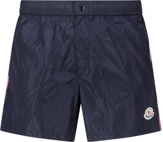 Moncler Pantaloncini Da Mare Logo