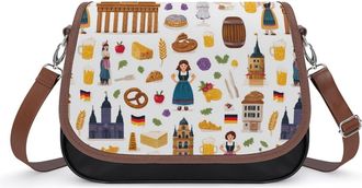 Generic Germany National Traditional Symbols Fashion Womens Crossbody Bags Novelty Handbag Shoulder Bag Purse