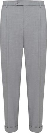 HUGO BOSS Perin Affusolati Broek - Heren - Nette broeken - Grijs - M - Wol - Broeken