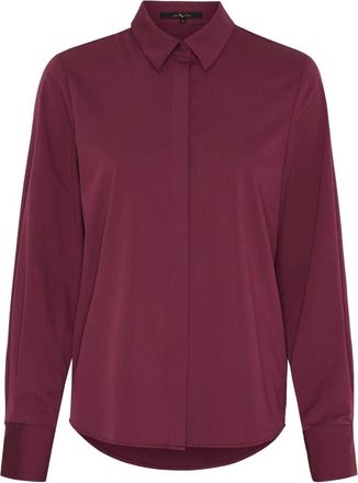 BTF-CPH Btfcph - Bamboe Shirt - Dames - Blouses & Shirts - Rood - Maat: XS Zijde