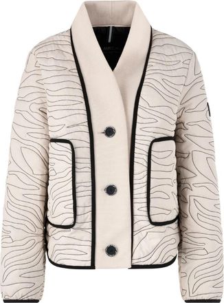 Marc Cain AS 12.03 W18 Jacket - Dames - Zomerjassen - Beige - XL - Polyester - Jassen