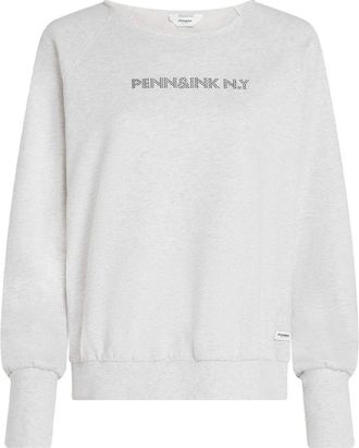 Penn & Ink Penn&Ink N.y, Dames, Sweatshirts & Hoodies, Grijs, Maat: M Leer