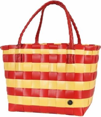 Handed By Paris Spirit Recycled Tote Bags in Chili Red/sunflower Yellow at Nordstrom, Size Medium