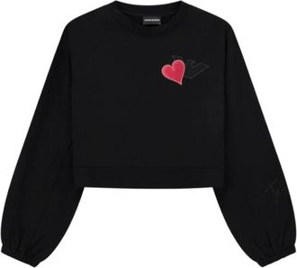 Emporio Armani Mujer, Sudaderas, Negro, Talla: M