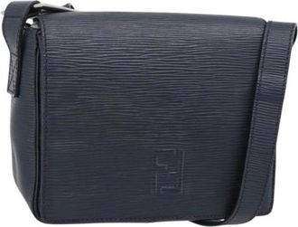Fendi Pre-owned Vintage Schoudertas - Dames - Vintage Schoudertas - Blauw - ONE Size - Leer - Vintage