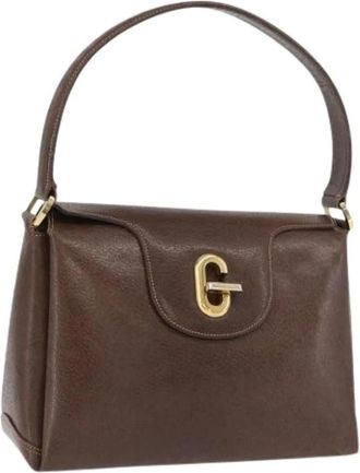 Gucci Pre-owned Handbags, female, Brown, Size: ONE SIZE Pre-owned Vintage Shoulder Bag