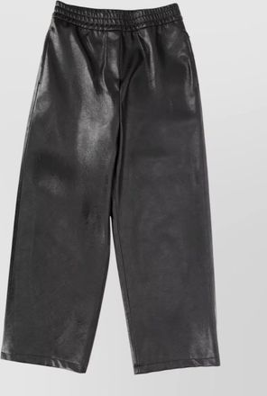 Msgm wide leg trousers elastic waistband