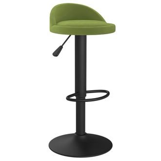 vidaXL Taburete De Cocina De Terciopelo Verde Claro Vidaxl
