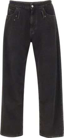 Maison Margiela Straight Jeans - Heren - Regular Fit Jeans - Zwart - W31 - Katoen - Jeans