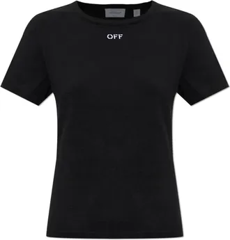 Off-white Mujer, Camisetas, Negro, Talla: XS