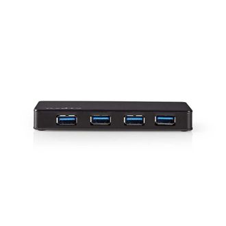 Nedis Concentrador Usb Usb A Hane 4x Usb A Hembra Puertos De 4 Puertos Usb 32 Generacion 1 Adaptador De Corrientealimentacion Usb 4xusb