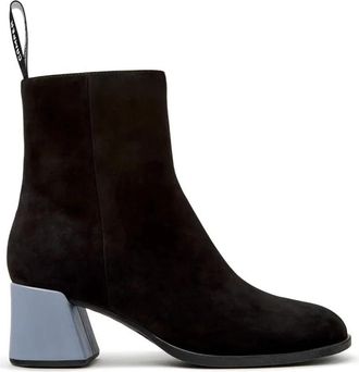 Camper TWS Enkellaarzen - Dames - Laarzen met Hak - Bruin - 36 EU - Leer - Schoenen