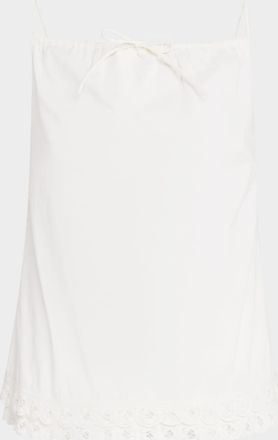 By Malene Birger Elle Lace-Trim Organic Cotton Top
