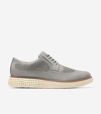 Cole Haan Mens &Oslash;riginal Grand 2.0 Oxford Shoes - Grey Size 10.5