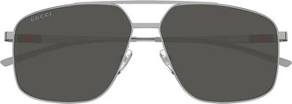Gucci Sunglasses Gg1676 S 001 Silver/Grey Men