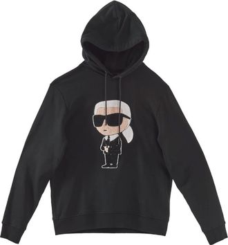 Karl Lagerfeld Hoodies & sweatvesten, Heren, Zwart, S, Katoen, Sweatshirts & Hoodies
