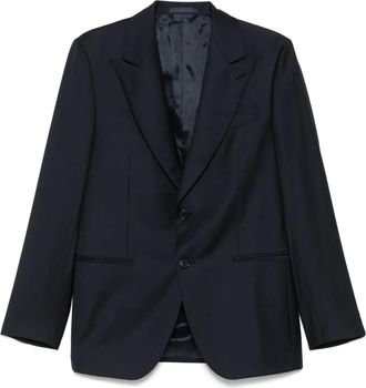 Caruso Blazer in lana - Blu