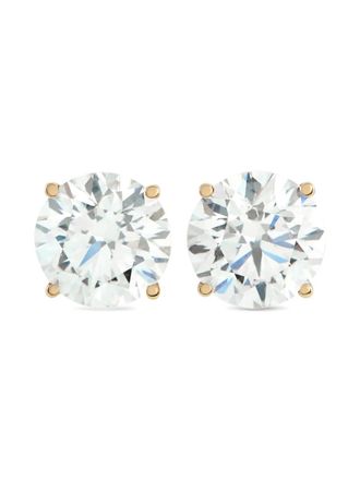 Luxury Bazaar diamond stud earrings - Goud