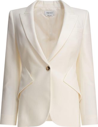 Alexander McQueen Jackets & Coats Jackets And Coats Bianco-Donna