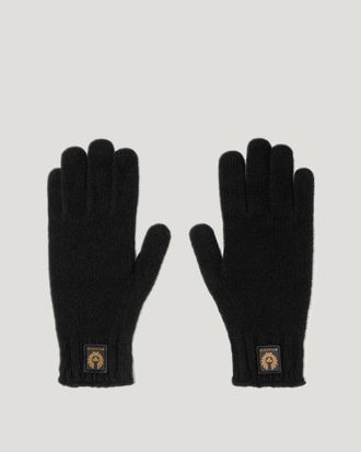 Belstaff Watch Gloves Unisexs Wool Cashmere Blend Black Size One Size