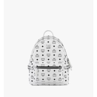 MCM Stark Side Studs Backpack In Visetos
