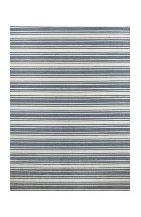Jonathan Y Designs Fawning Two-Tone Striped Classic Low-Pile Machine-Washable Area Rug in Cream/dark Gray at Nordstrom, Size 3Ft 0In X 5Ft 0In