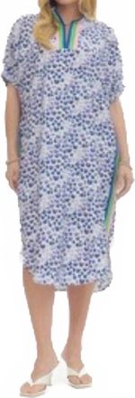 Entro Spot Me In Color Dress In Blue