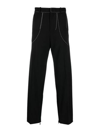 Off-white Blackwhite stitch tailored trousers