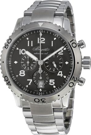 Breguet Pre-owned Breguet Transatlantique Type XXI Flyback Chronograph Automatic Mens Watch 3810ST/92/SZ9