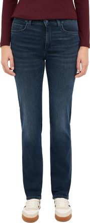 Mustang Straight-Jeans MUSTANG Damen Style Shelby Straight, Damen, Gr. 29, L&auml;nge 36, 801 blau, Denim/Jeans, 92% Baumwolle, 6% Elastomultiester, 2% Elasthan, s