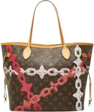 Louis Vuitton Pre-owned Tote Bag - Dames - Vintage Shopper - Veelkleurig - ONE Size - Leer - Vintage