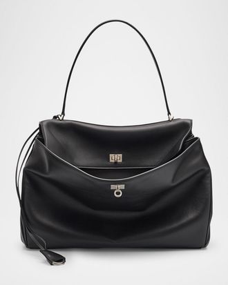 Balenciaga Rodeo Large Calfskin Leather Bag