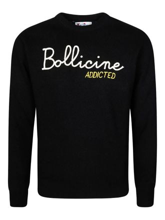 MC2 Saint Barth graphic sweater - men - Fabric - M - Black