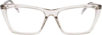 Saint Laurent Glasses, female, Gray, Size: 54 MM Mica Thin Optical Glasses