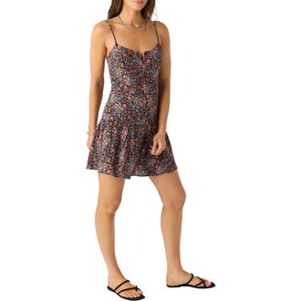 O'Neill Serefina Floral Minidress in Black at Nordstrom, Size Xx-Large