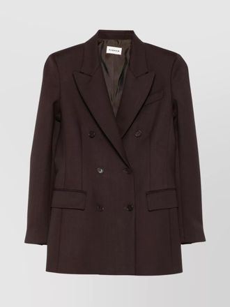 Parosh double-breasted jacket flap pockets