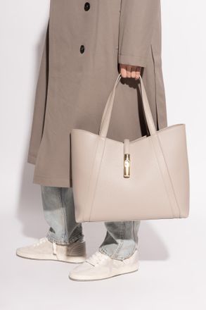 Furla Goccia Large Bag, Womens, Beige