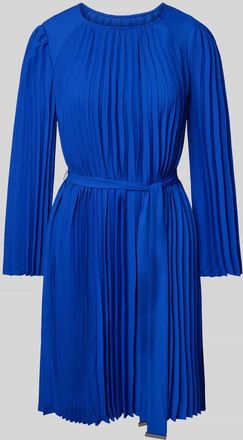 DKNY Minikleid mit Plisseefalten in Royal, Gr&ouml;&szlig;e 36