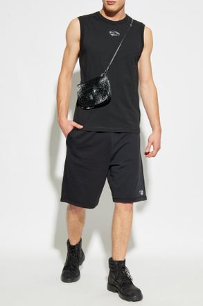 Diesel T-shirt T-BISCO-IOD, Mens, Black