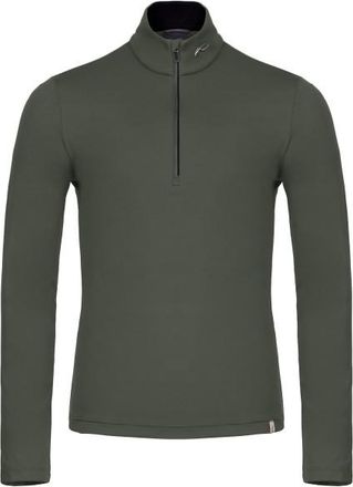 Kjus Feel Midlayer Half-Zip Skiunterw&auml;sche f&uuml;r Herren | oliv/grau