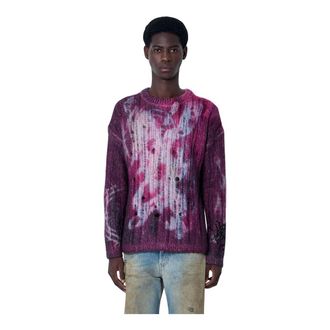 Acne Studios Heren, Truien, Paars, Maat: L Wol