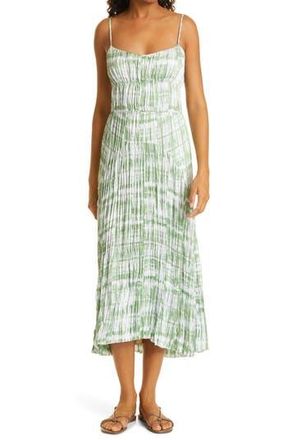 Vince Tie Dye Crushed Cami Dress in Pistachio at Nordstrom Rack, Size Medium