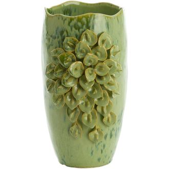 Light & Living Light&living - Vaso Amiata Verde Menta Cer&aacute;mica 23x19x35.5 Cm