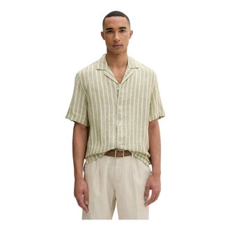 Marc O'Polo Short Sleeve Shirts - Heren - Korte mouwen Overhemden - Groen - S - Overhemden